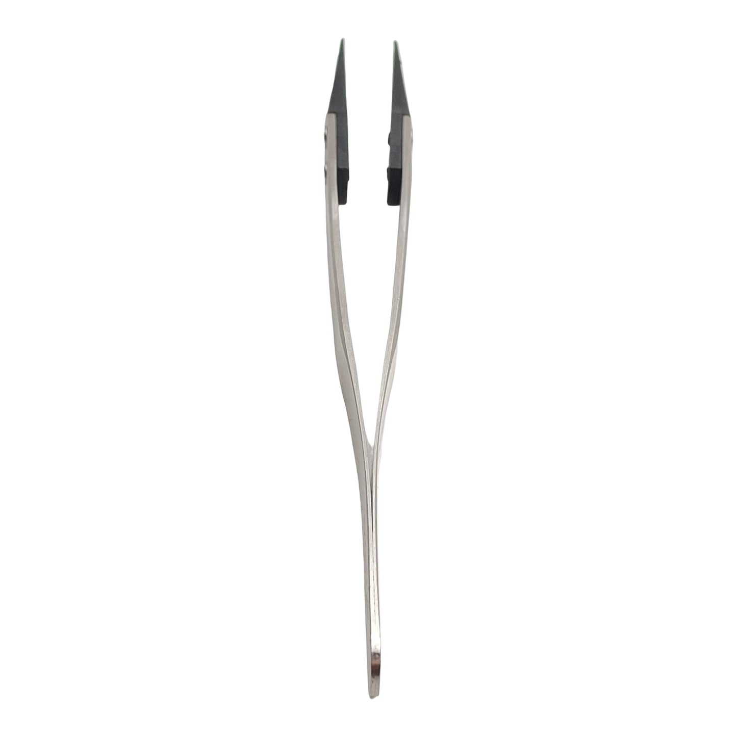 Used Excelta 159B-RT Carbon Fiber Tipped Tweezers, 5in Length, 316L SS, *Worn Tips*