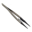 Used Excelta 159B-RT Carbon Fiber Tipped Tweezers, 5in Length, 316L SS, *Worn Tips*
