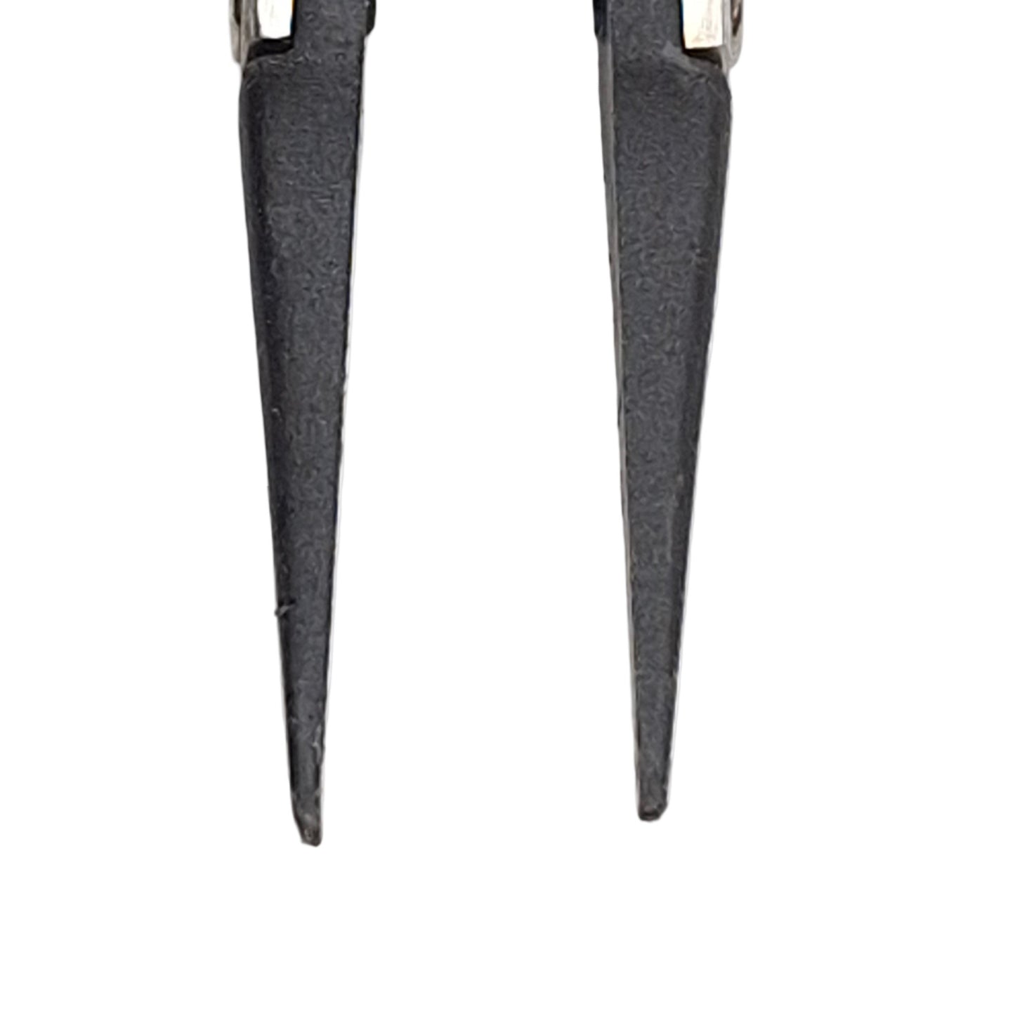 Used Excelta 159B-RT Carbon Fiber Tipped Tweezers, 5in Length, 316L SS, *Worn Tips*
