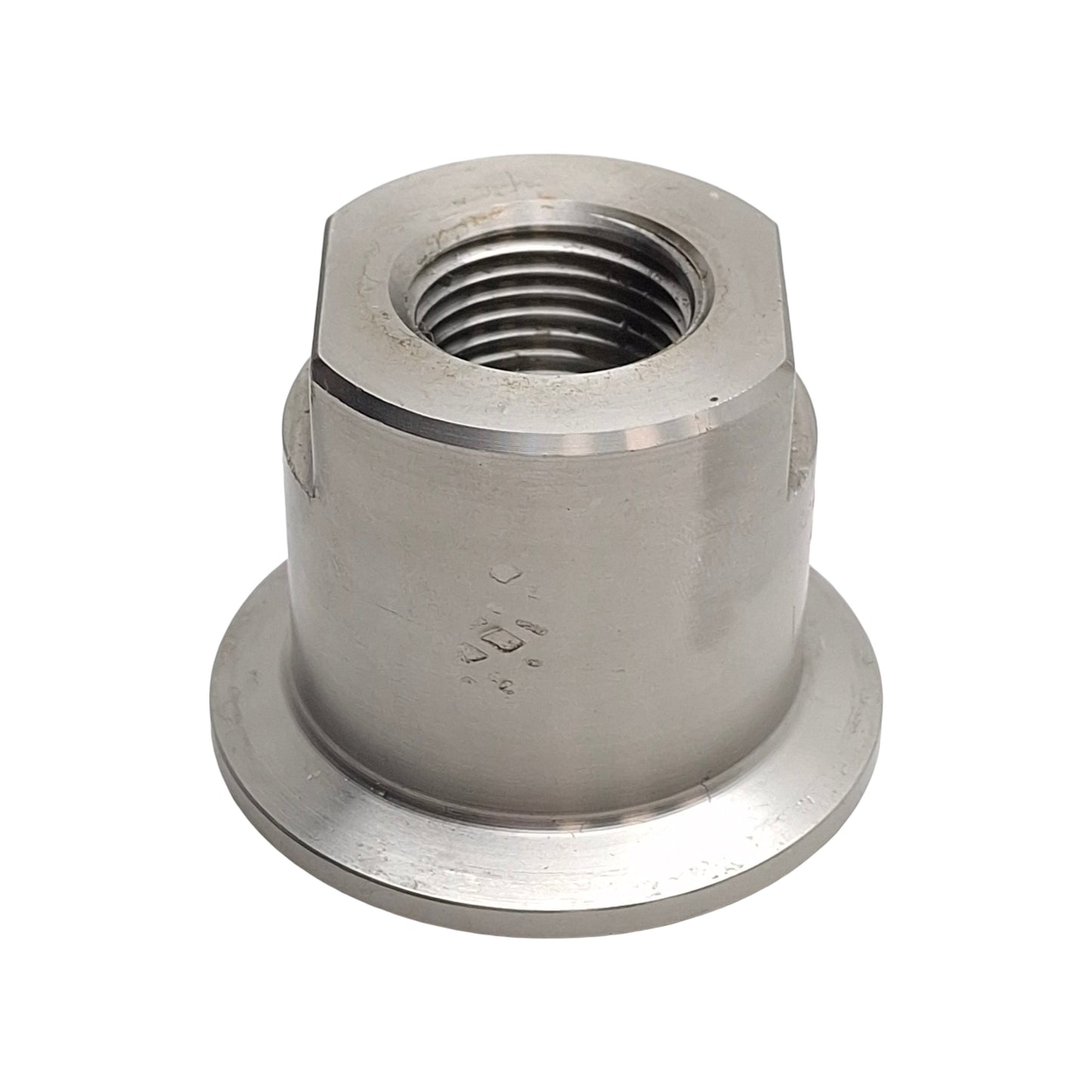 Used MC#08IDB0M44 Tri Clamp Sanitary Adapter, 1/2in NPT Female to 1-1/2in TriClamp