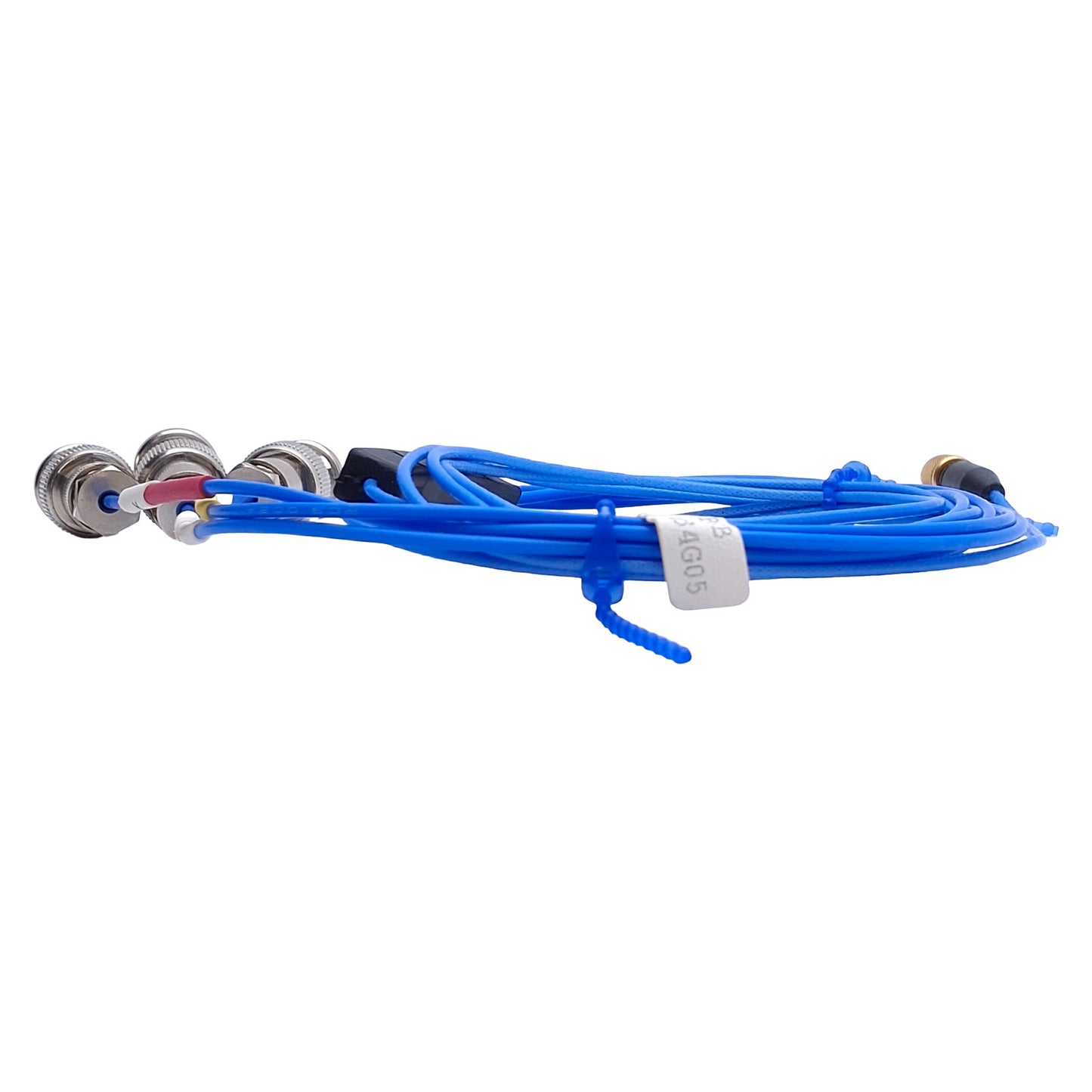 New – Open box PCB Piezotronics 034G05 Coaxial Cable, 4-Socket Plug To 3x BNC Plug, 5ft Length