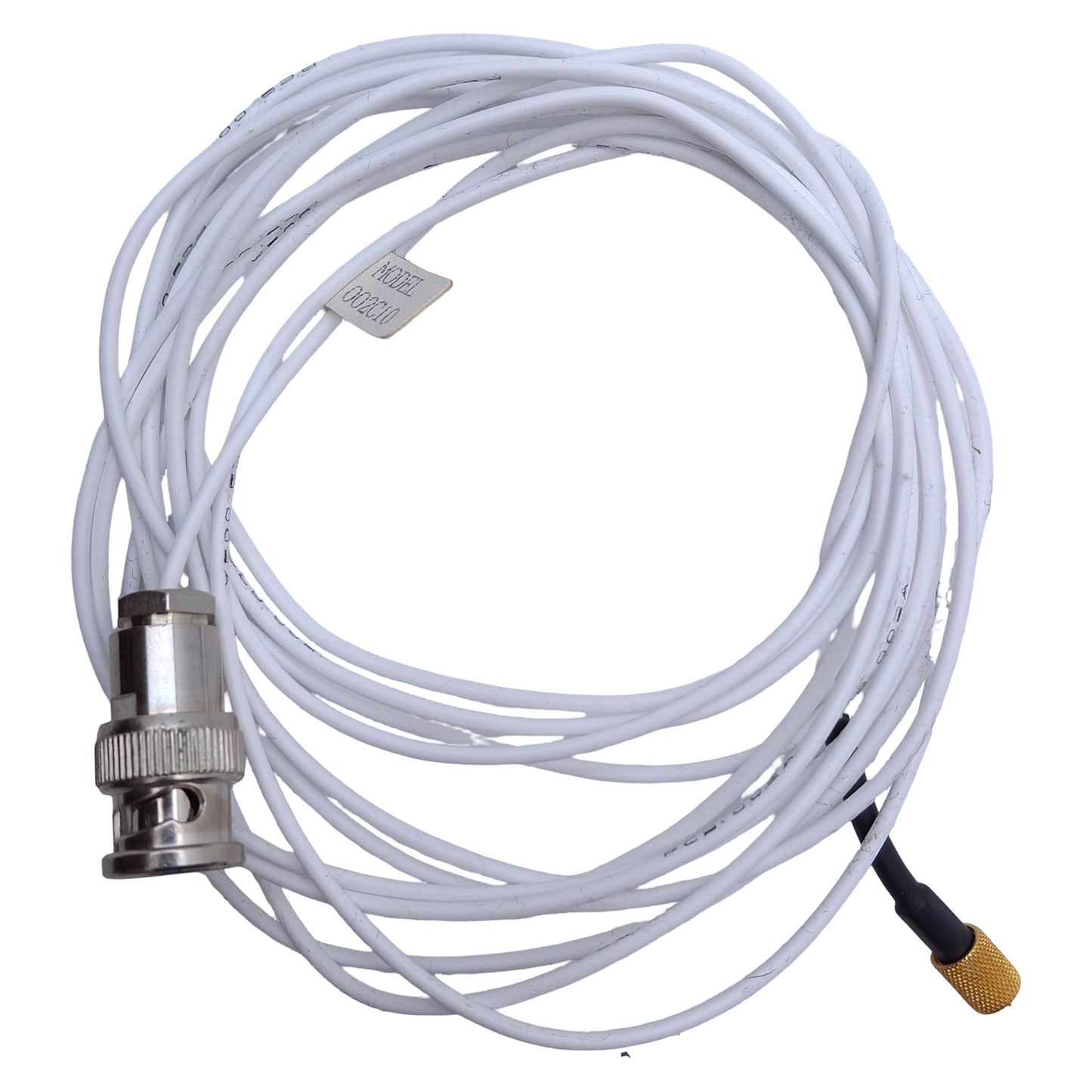 Used PCB Piezotronics 002C10 Coaxial Cable, 10-32 Plug To BNC Plug, 10ft Cable Length