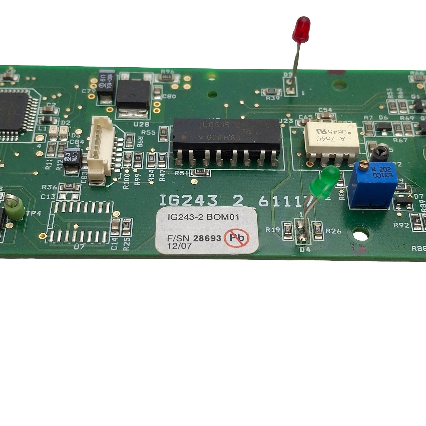 Used IPG Photonics IG243-2BOM01 PLC D-Sub Connector Board for YLR-300-AC-ILT Laser