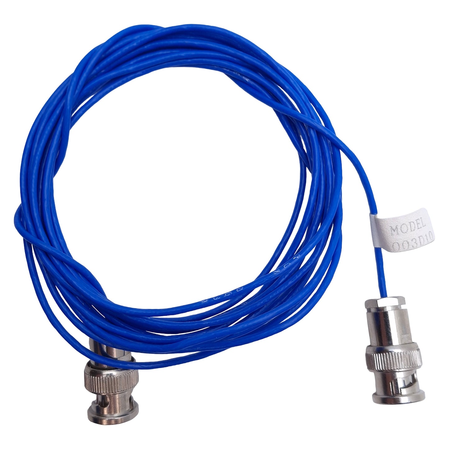 Used PCB Piezotronics 003D10 Coaxial Cable, BNC Plug To BNC Plug, 10ft Cable Length