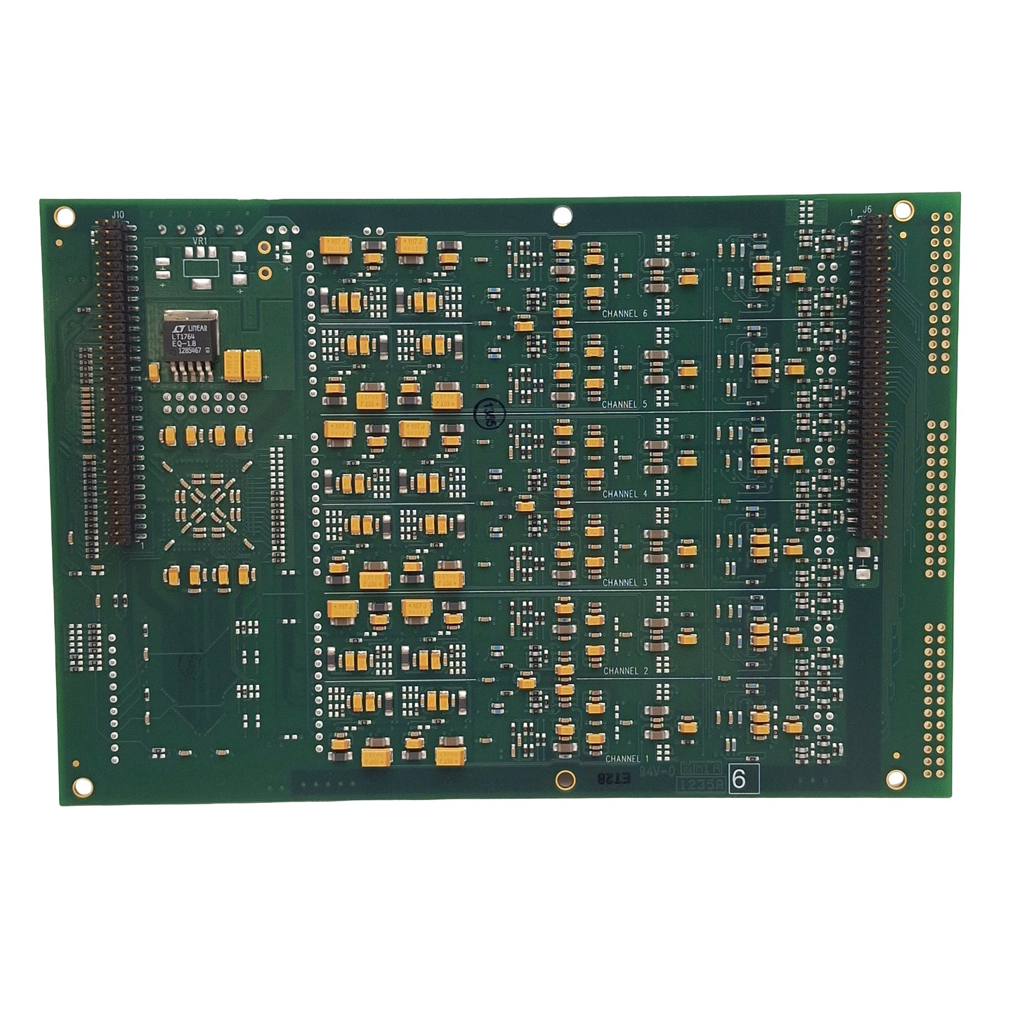 Used Aerotech 690D1592 NPAQ MX 1-6 Channel Board For Use With Aerotech A3200 NPAQ