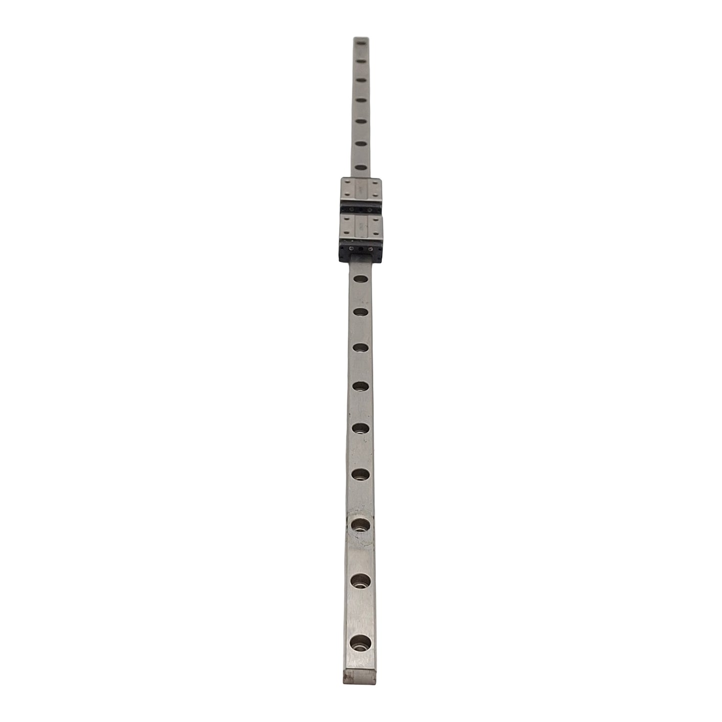 Used THK HSR10RM Linear Guide Rail With 2x Bearings, Rail: 470mm, Slide: 20mm x 30mm