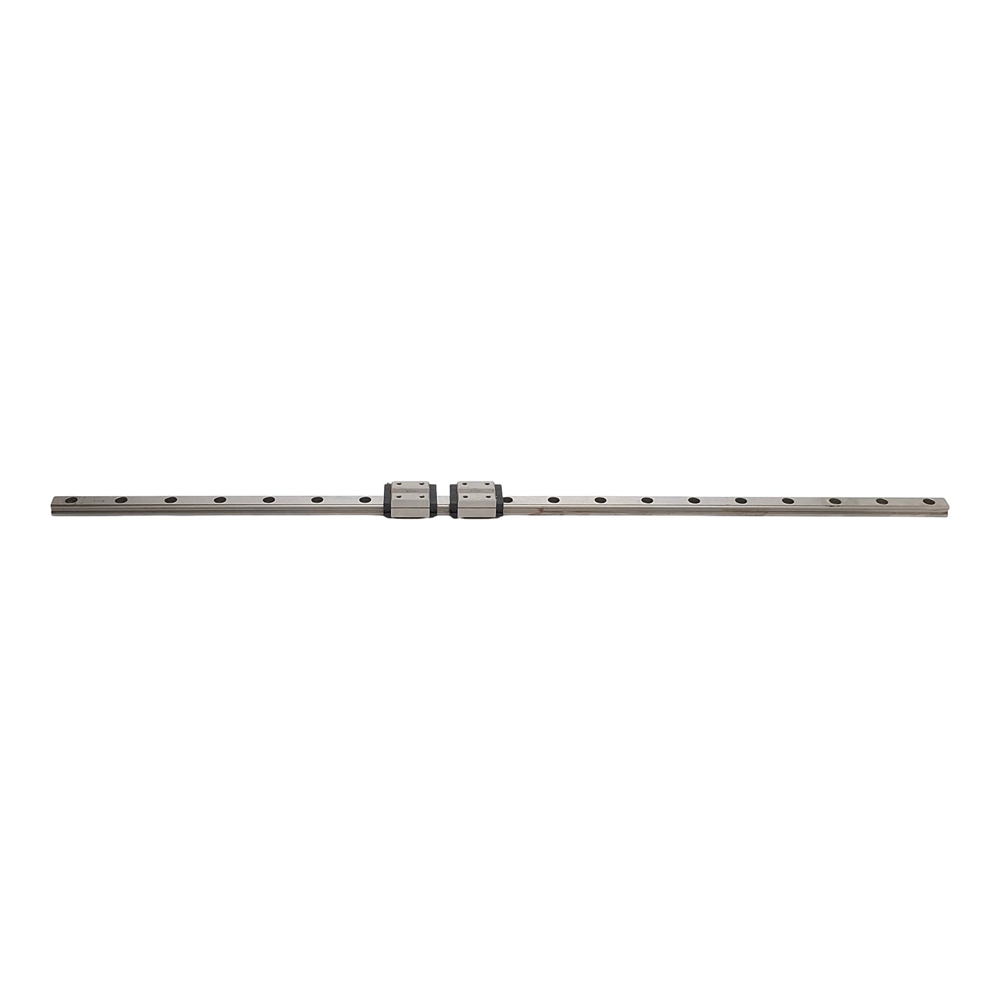 Used THK HSR10RM Linear Guide Rail With 2x Bearings, Rail: 470mm, Slide: 20mm x 30mm