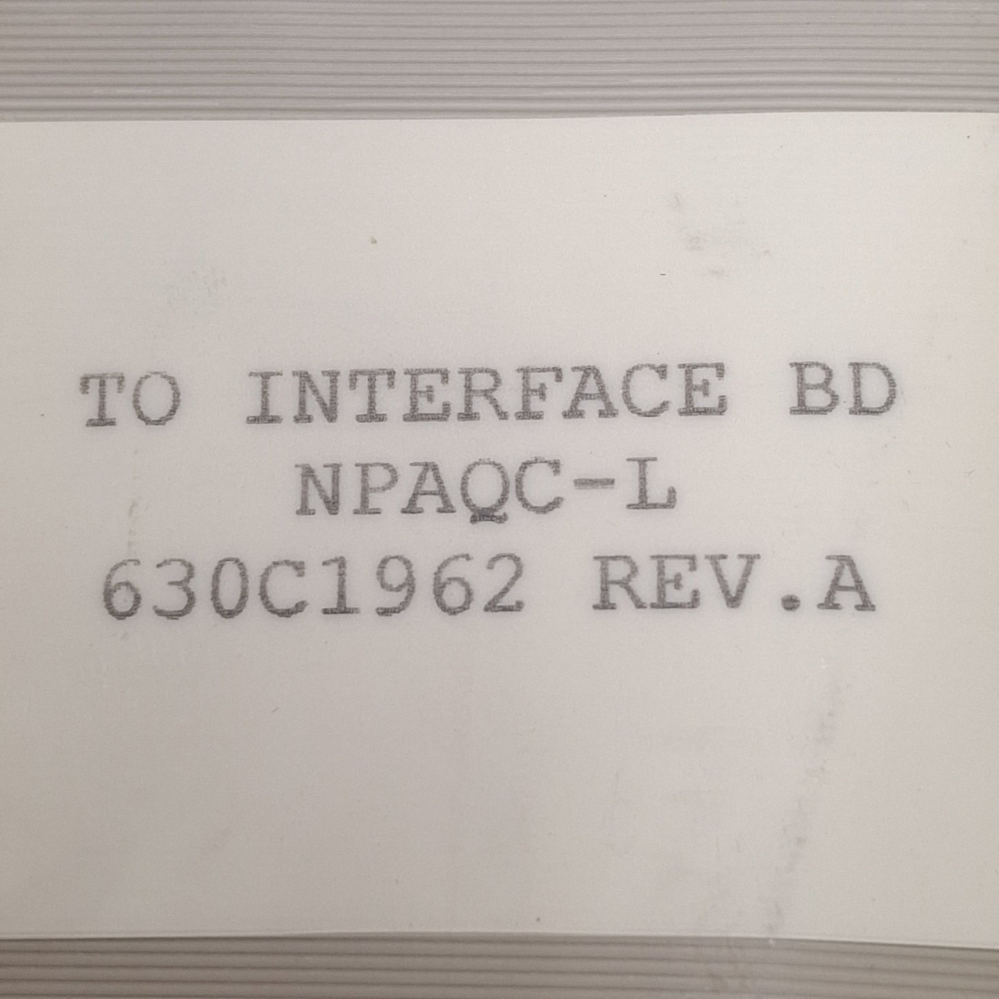 Used Aerotech 690C1962 Control To Interface Ribbon Cable For NPAQC-L Board, 100-Pin