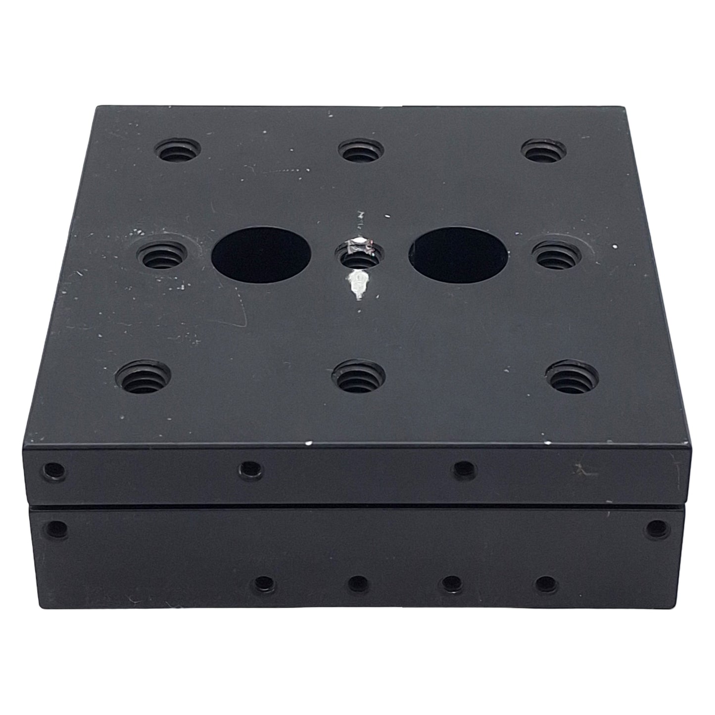 Used Newport 423 Low-Profile Linear Stage, 1" Travel, 3" x 3", 1/4-20 *No Micrometer*