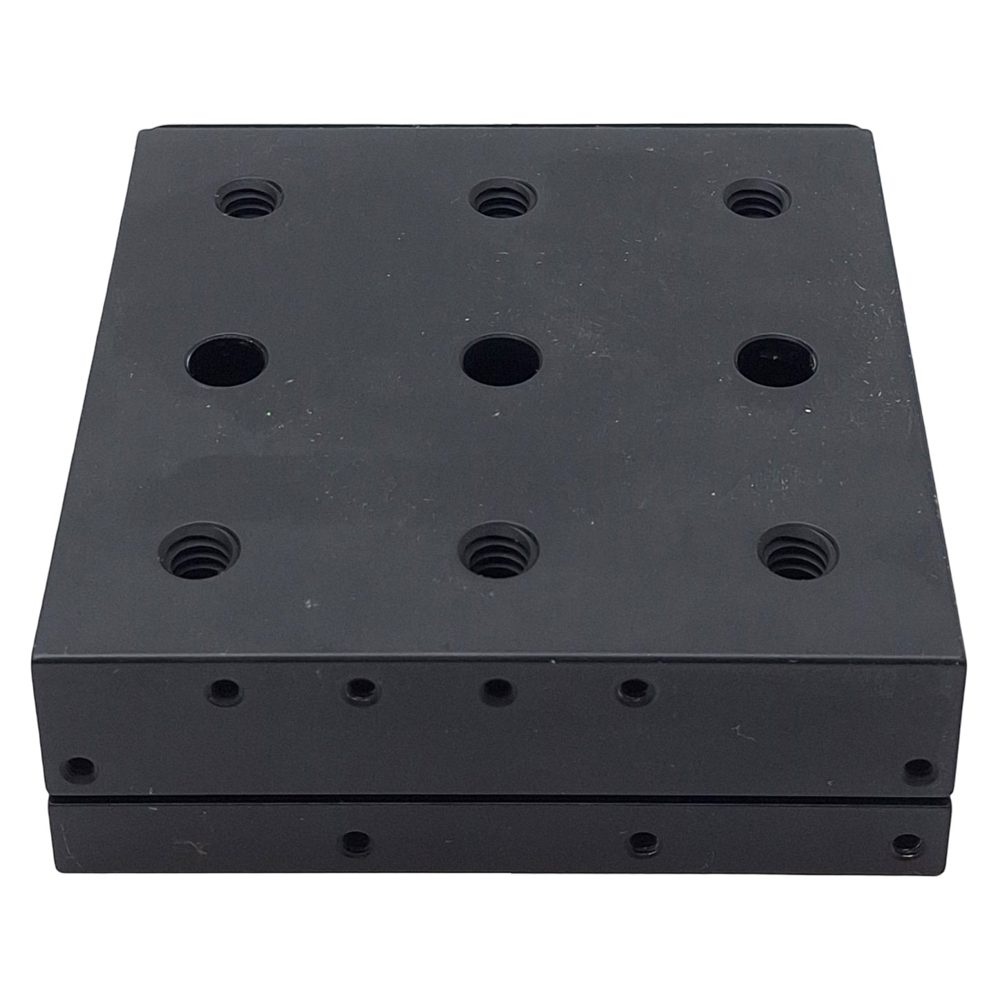 Used Newport 423 Low-Profile Linear Stage, 1" Travel, 3" x 3", 1/4-20 *No Micrometer*