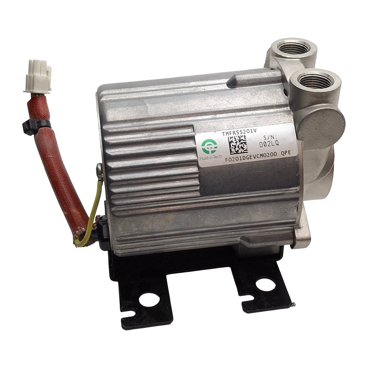 Used Fluid-O-Tech TMFRSS201V Rotary Vane Pump/Motor, 100/110/230VAC, 20 bar Static