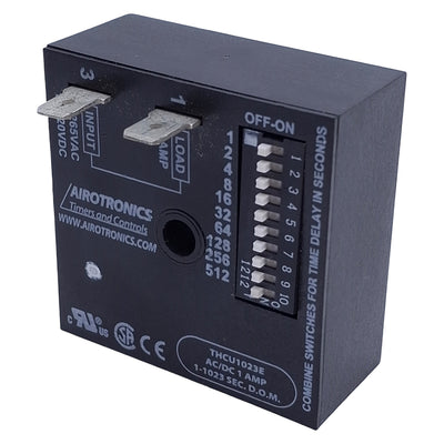 Used Airotronics THCU1023E DOM Timer Relay, 1 to 1023s Range, 265VAC/120VDC Max