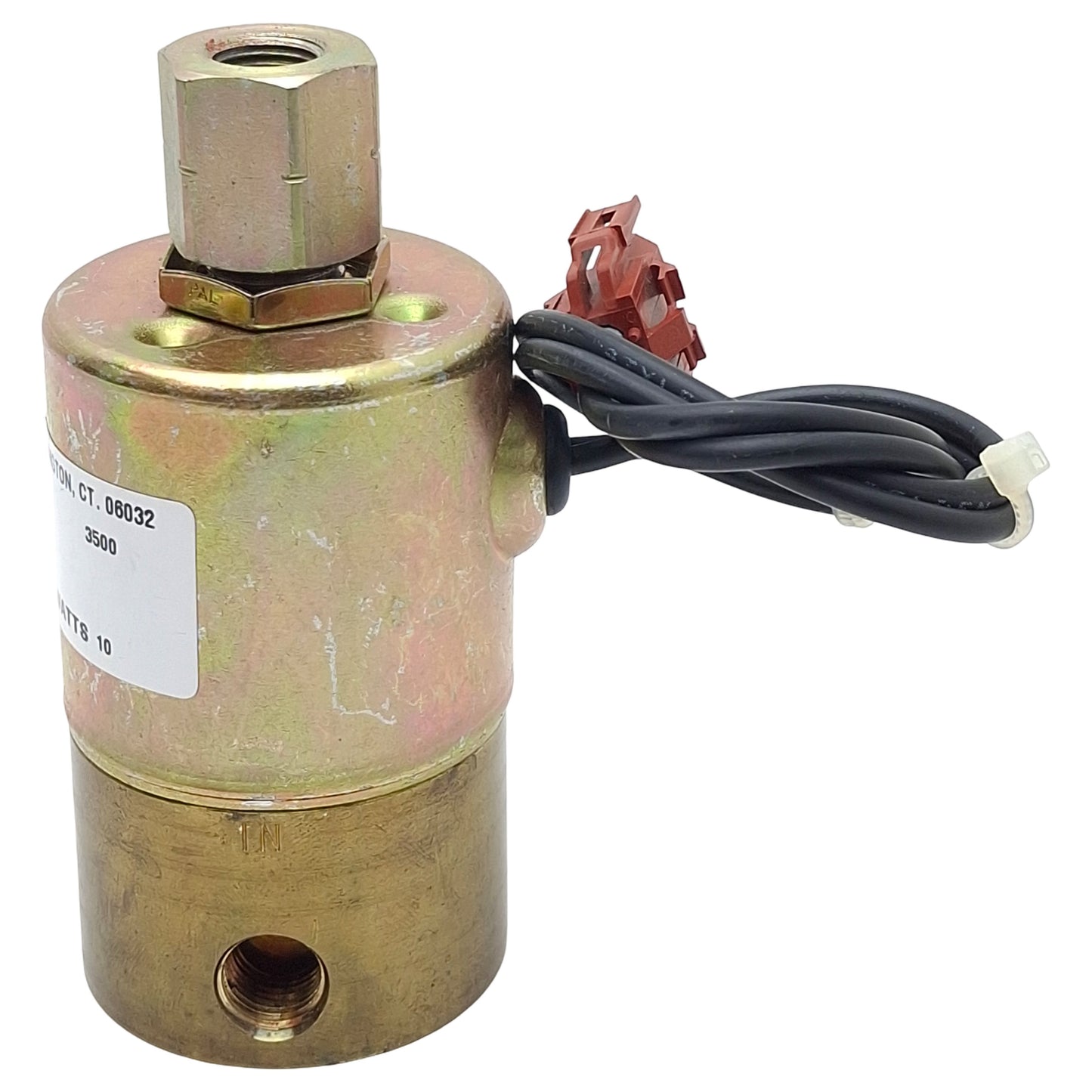 Used KIP 641120-24VDC Solenoid Valve, 2-Way N.O., 1/8in NPT, 1000psi, 24VDC Coil