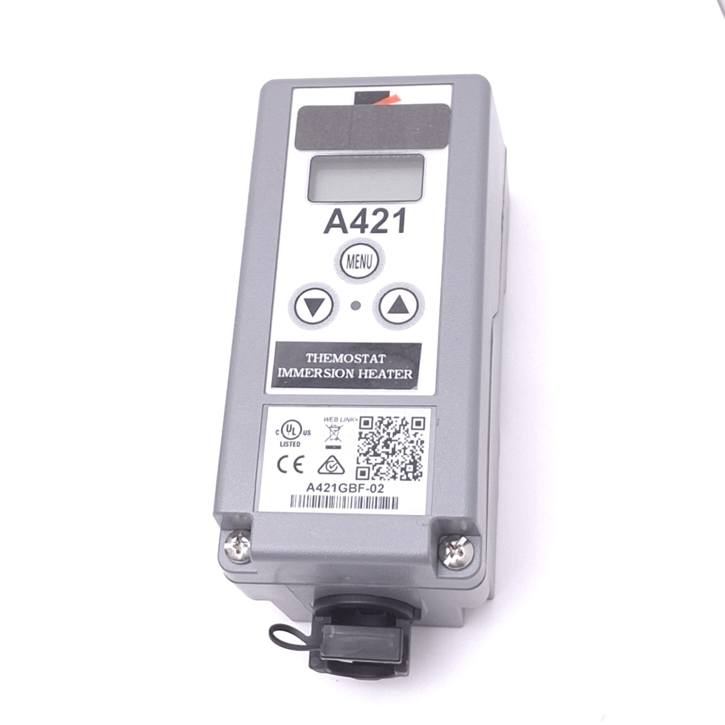 Used Johnson Controls A421GBF-02 Temperature Controller, -40~100C, SPDT, 24VAC