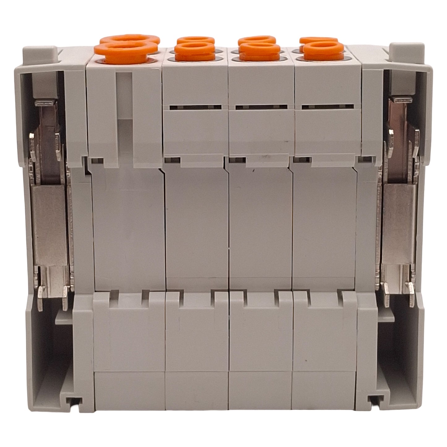 Used SMC SS5Y5-45-03D-N7 Pneumatic Manifold, 3-Station, ø1/4in & ø3/8in One-Touch