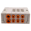 Used SMC SS5Y5-45-03D-N7 Pneumatic Manifold, 3-Station, ø1/4in & ø3/8in One-Touch
