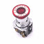 Used Eaton 10250T5B63-3 Red Push/Pull E-Stop Button, 30.5mm, 2NC 1NO, 600V Max