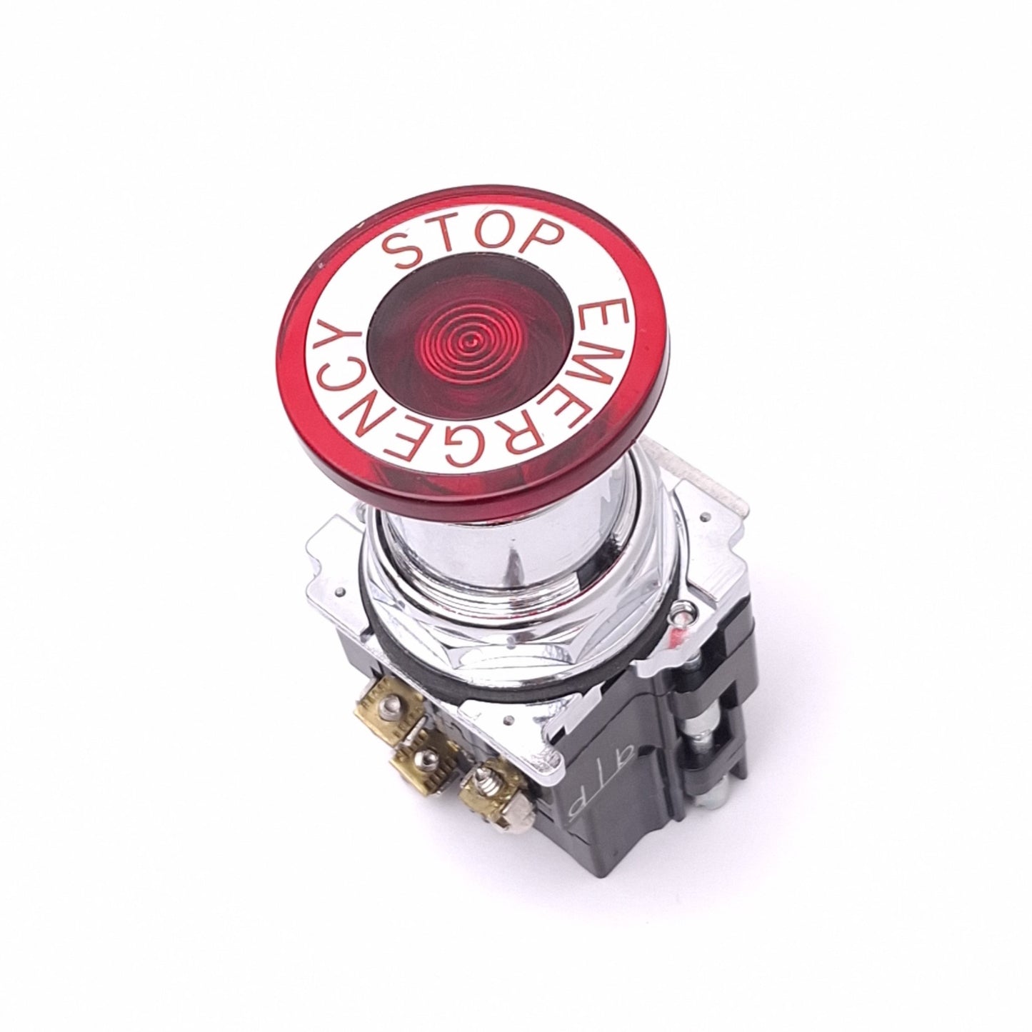 Used Eaton 10250T5B63-3 Red Push/Pull E-Stop Button, 30.5mm, 2NC 1NO, 600V Max