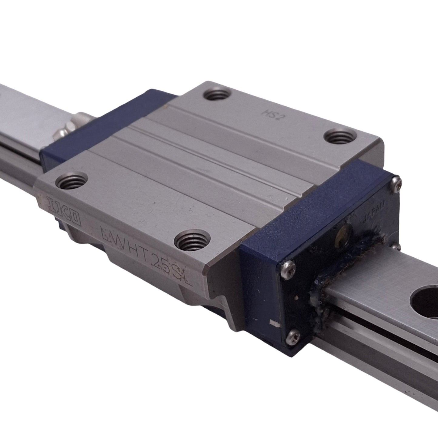 Used IKO LWHT25SL Linear Guide Block w/ 23x1000mm Rail, 90x70mm Carriage, 40kN Max
