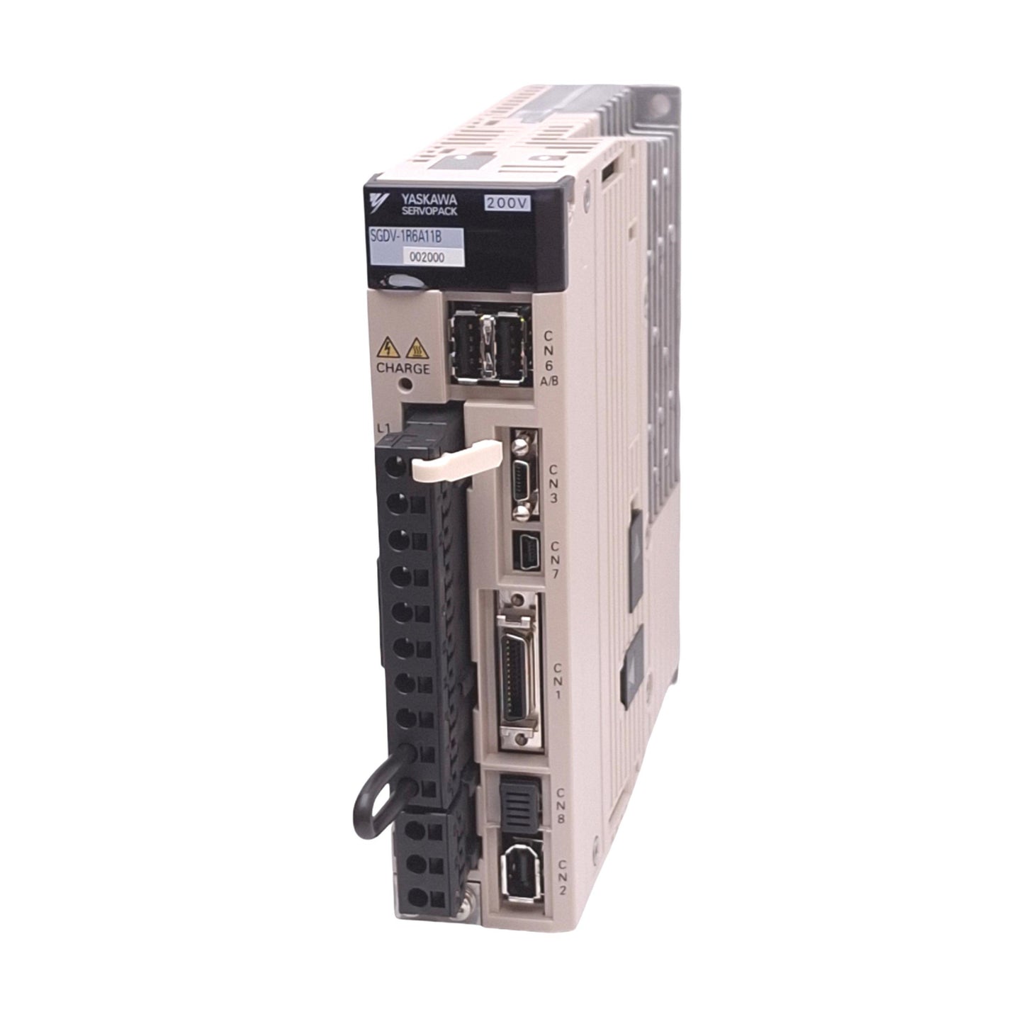 Used Yaskawa SGDV-1R6A11B002000 SERVOPACK AC Servo Drive, 3-ph 0-230VAC 0-400Hz 200W