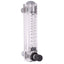 Used Blue-White F-55020L Flow Meter, 2-20LPM/0.5-5.0GPM, 250psi 200F Max, 1/2in NPT