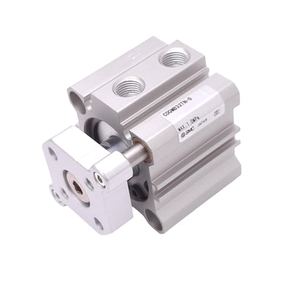 New SMC CDQMB32TN-5 Compact Cylinder, 32mm Bore, 5mm Stroke, 1/8in NPT, 1.0MPa