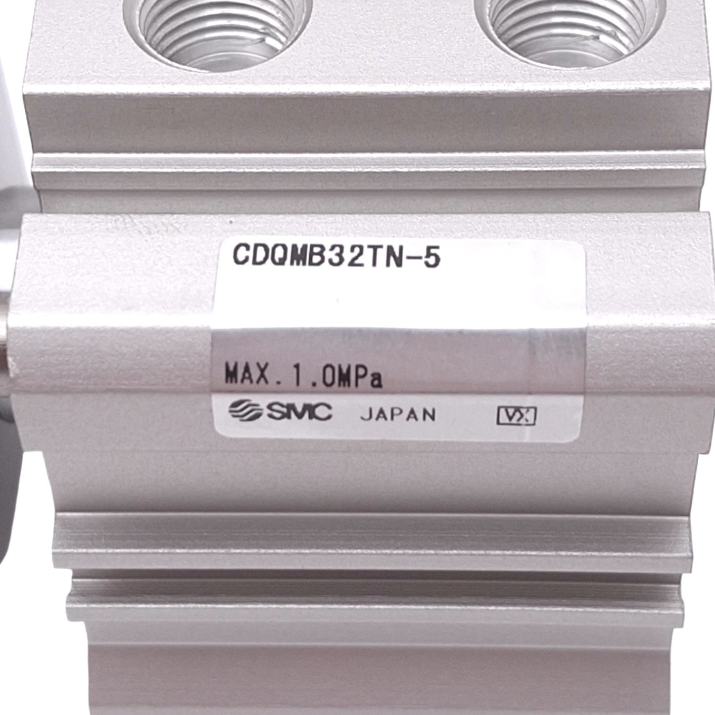 New SMC CDQMB32TN-5 Compact Cylinder, 32mm Bore, 5mm Stroke, 1/8in NPT, 1.0MPa
