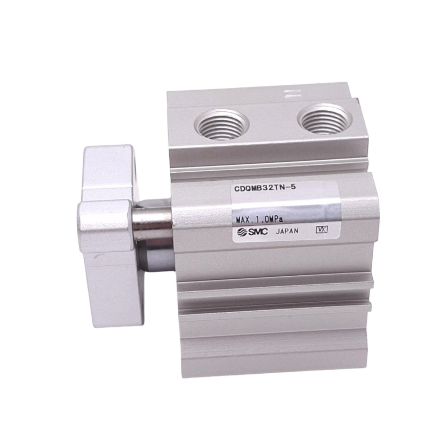New SMC CDQMB32TN-5 Compact Cylinder, 32mm Bore, 5mm Stroke, 1/8in NPT, 1.0MPa