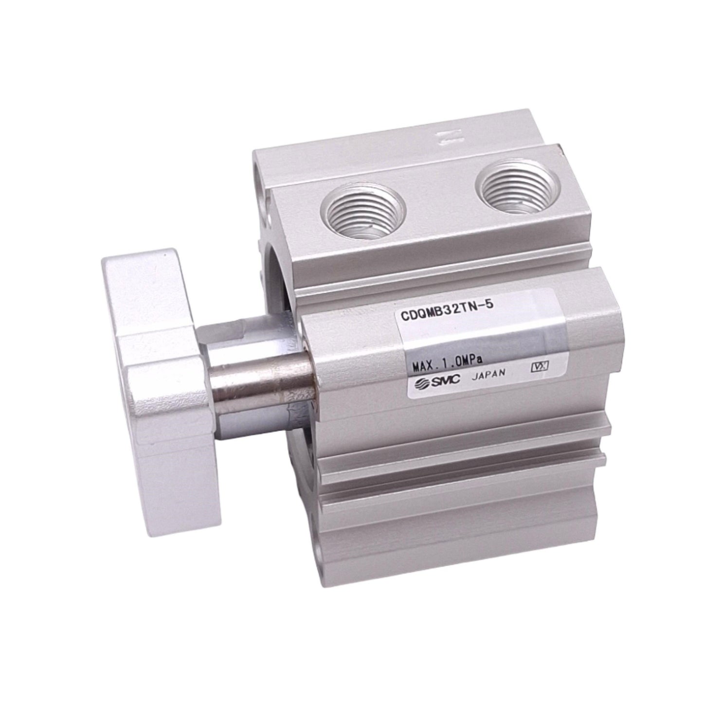 New SMC CDQMB32TN-5 Compact Cylinder, 32mm Bore, 5mm Stroke, 1/8in NPT, 1.0MPa