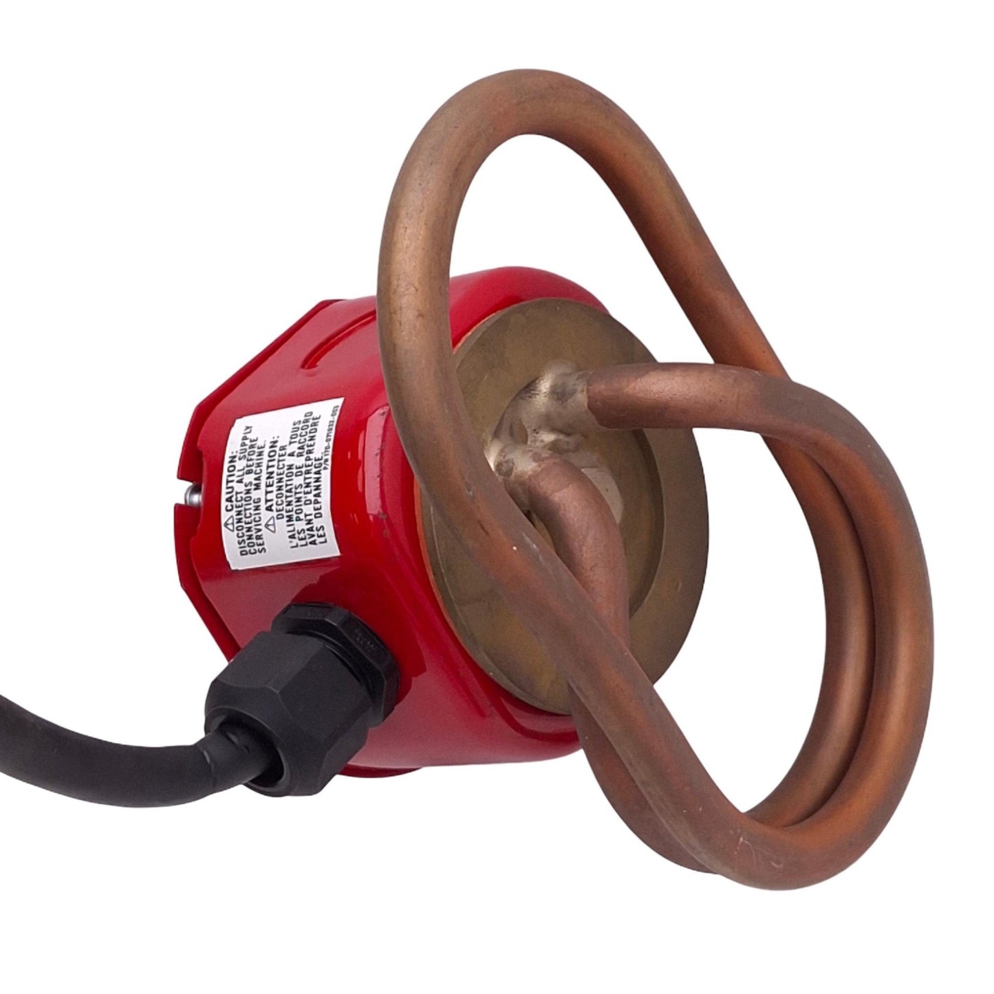 Used Chromalox TTUH-20A 158-046852-007 Immersion Heater, 1-Phase 240VAC 2kW, 350°F