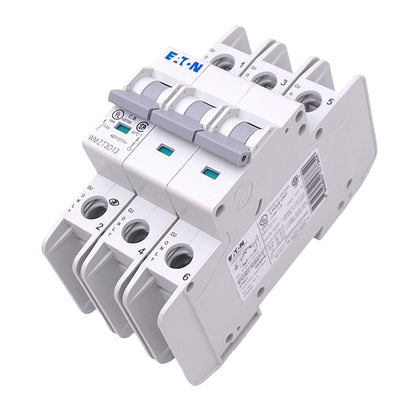 New Eaton WMZT3D13 Circuit Breaker, 3-Pole, 13A, 480Y/277VAC Max, DIN Rail