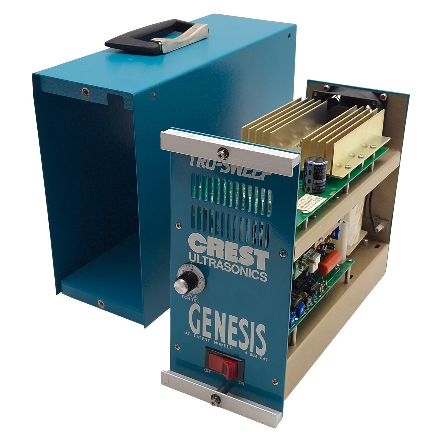 Used Crest 4G-500-6-T Tru-Sweep Genesis Ultrasonic Generator, 40kHz, 500W, 240VAC