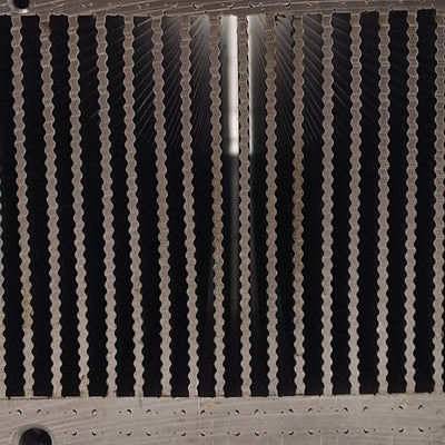 Used Aluminum Heatsink, 370mm Long x 252mm Wide x 83mm High, 56-Section, *Milled*