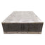 Used Aluminum Heatsink, 370mm Long x 252mm Wide x 83mm High, 56-Section, *Milled*