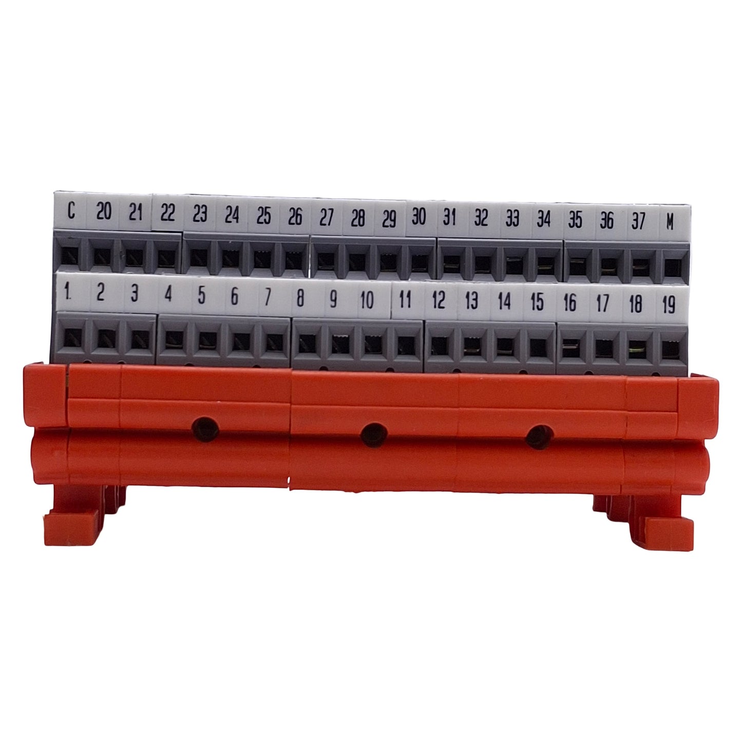 Used Entrelec BFM.SUB 37F HR 20359.12 Breakout Board, D-Sub 37-Pin Female, DIN Rail