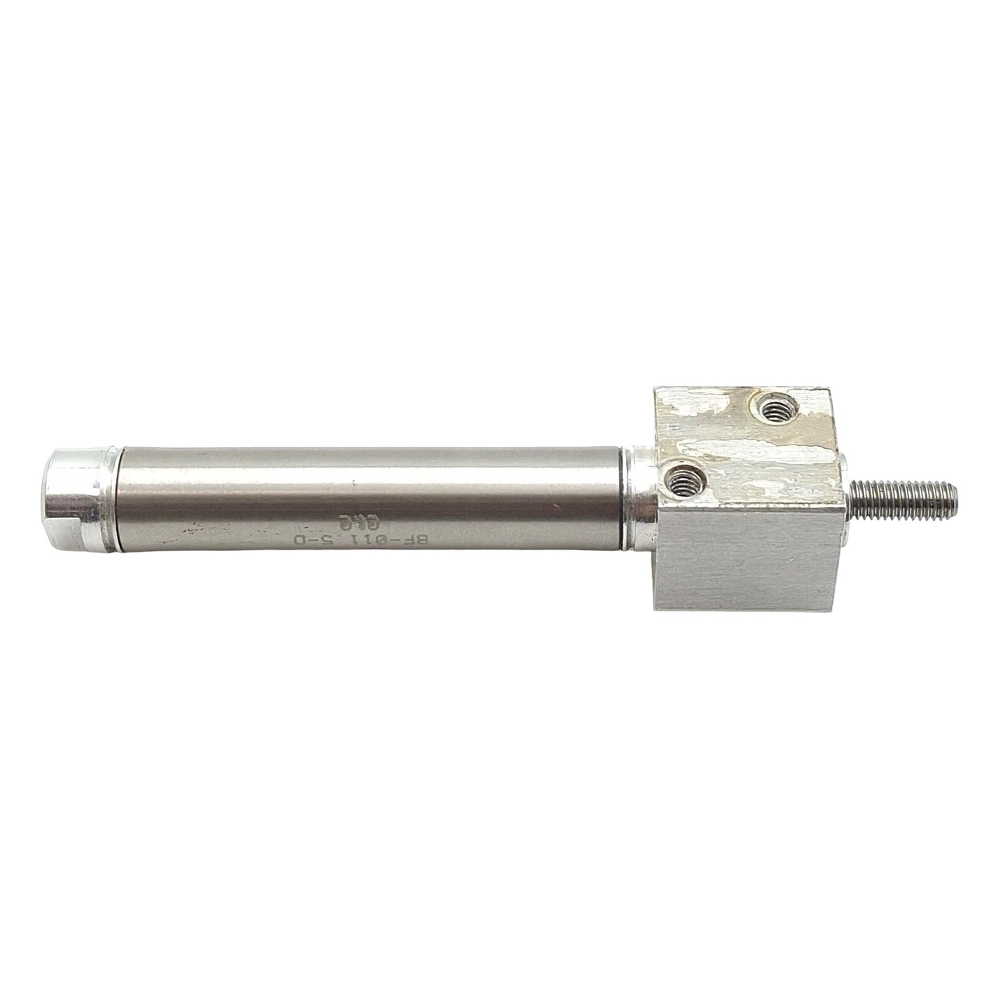 Used Bimba BF-011.5-D Pneumatic Cylinder, 7/16in Bore, 1-1/2in Stroke, #10-32, 250psi