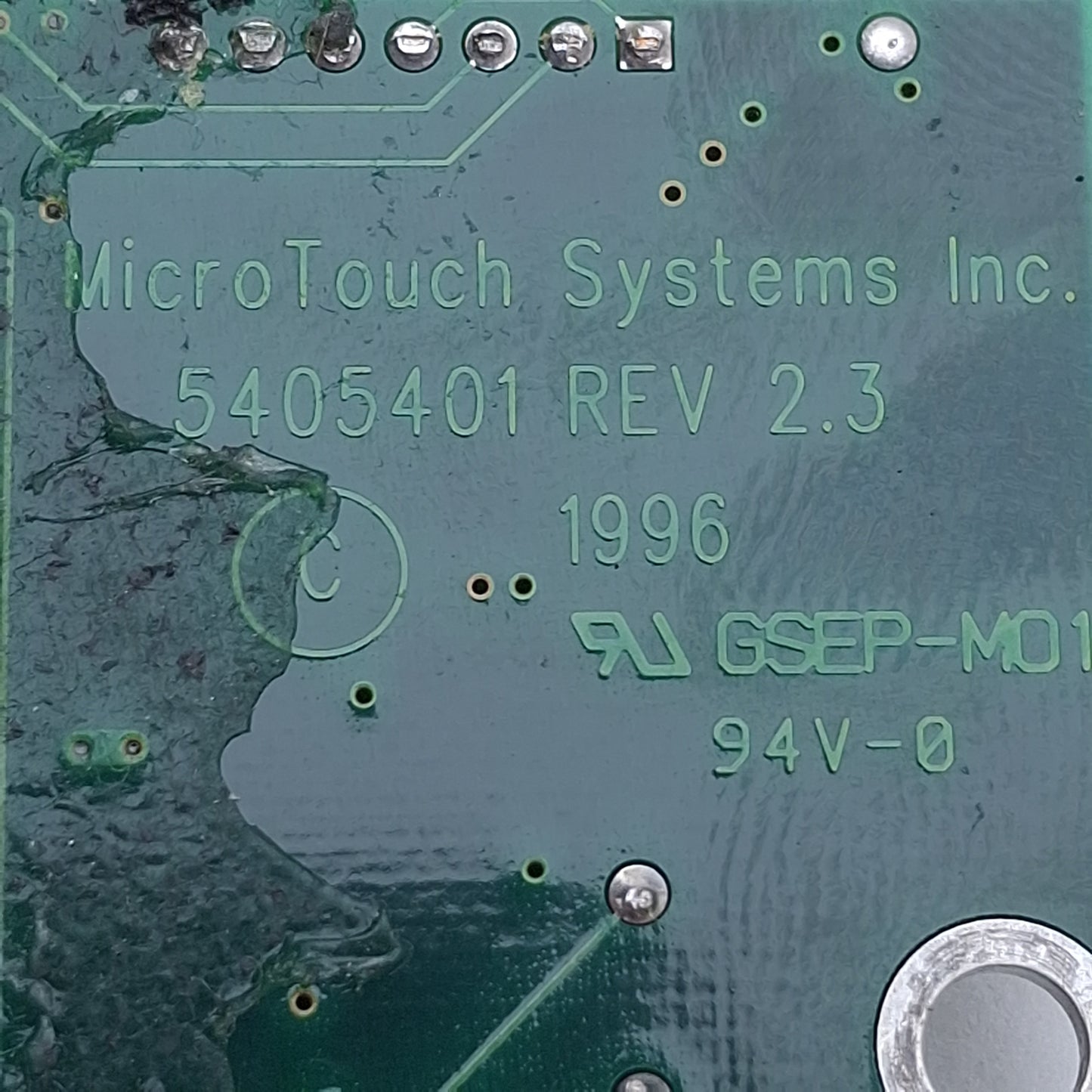 Used Microtouch Systems 5405401 Controller Card For LM64P839 Passive Matric LCD Unit