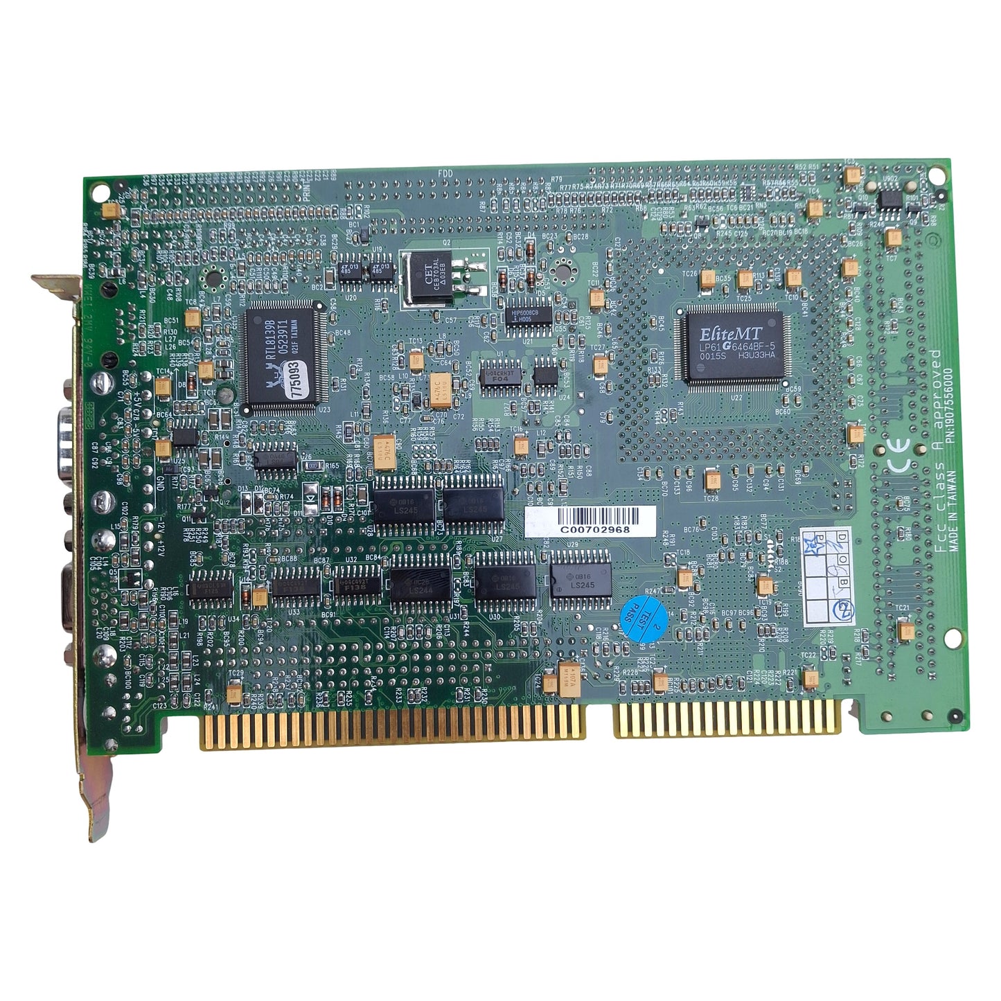 Used AAEON SBC-556 Pentium CPU Card, SiS5582 Chipset, 2MB SDRAM, Intel Socket 7
