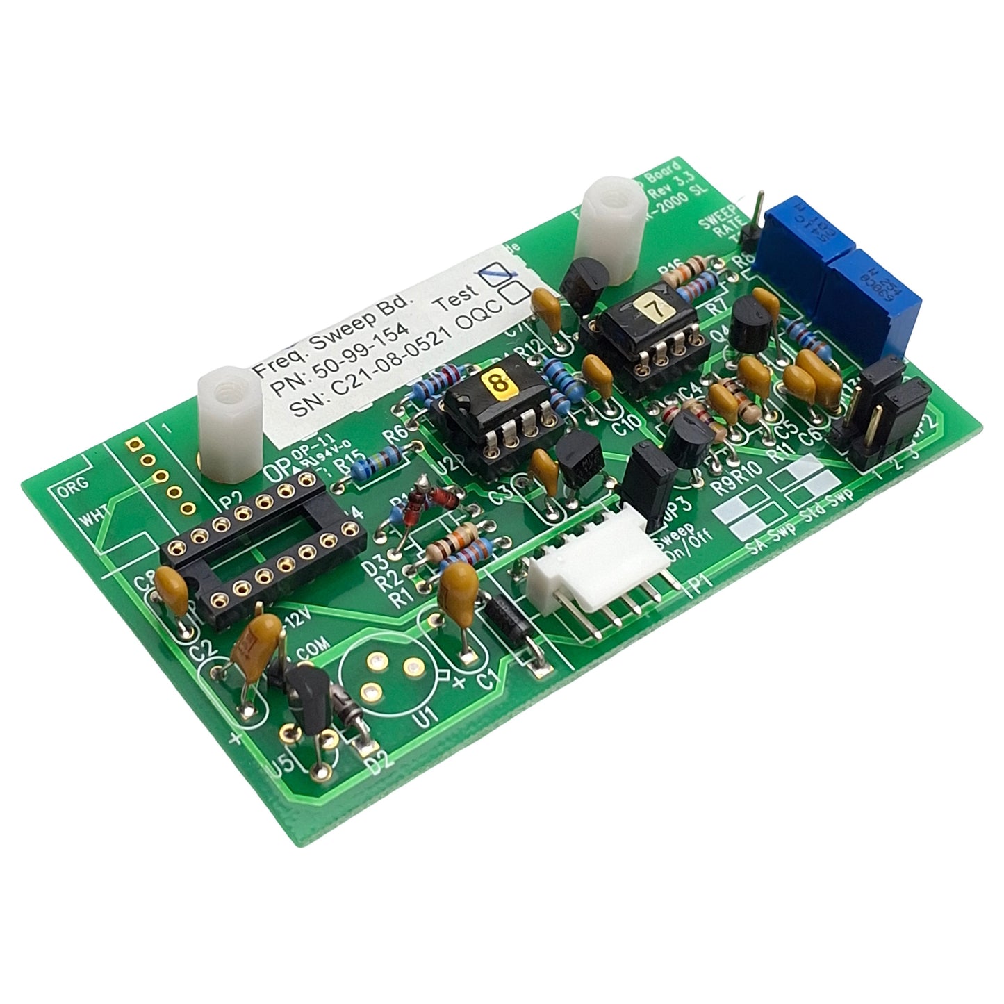 Used Crest 50-99-154 3-08 50-99-181 Frequency Sweep Board, MAR-2000SL