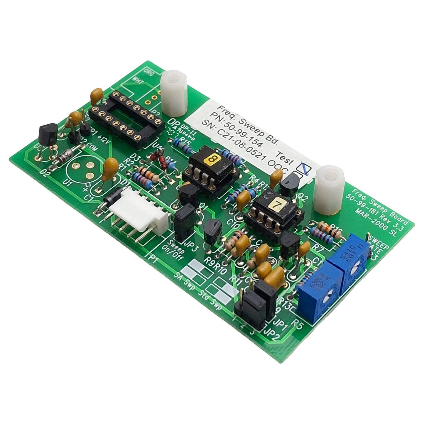 Used Crest 50-99-154 3-08 50-99-181 Frequency Sweep Board, MAR-2000SL