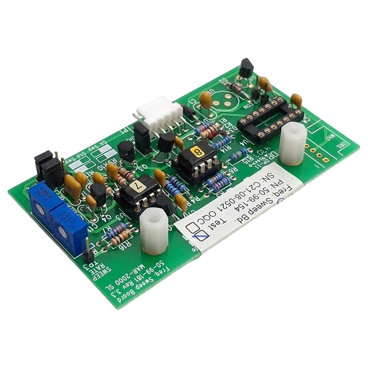 Used Crest 50-99-154 3-08 50-99-181 Frequency Sweep Board, MAR-2000SL