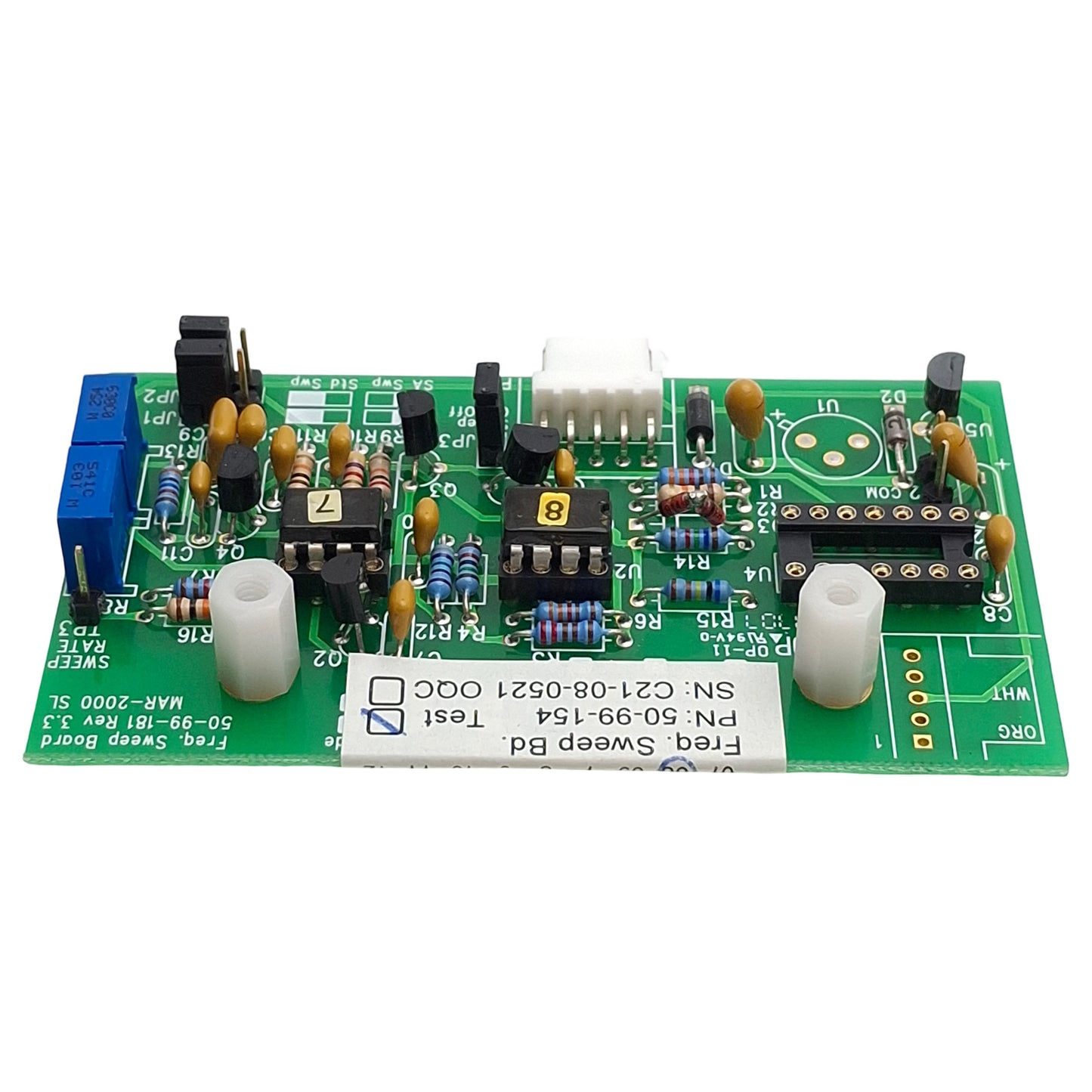 Used Crest 50-99-154 3-08 50-99-181 Frequency Sweep Board, MAR-2000SL