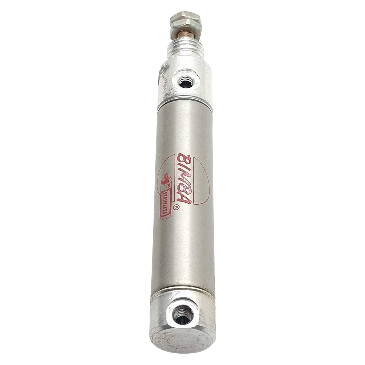 Used Bimba 021.312-DQ Pneumatic Cylinder, 9/16in Bore, 1.312in Stroke, #10-32, 250psi