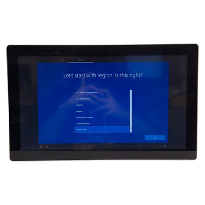 Used Advantech UTC-515D-RE Touch Computer 15.6in, Resistive, 4GB RAM, 12VDC, VESA 100