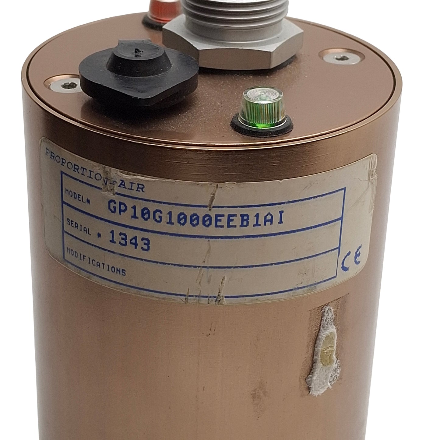 Used Proportion Air GP10G1000EEB1A1 Electronic Regulator, 0-10VDC, 1000psi Range