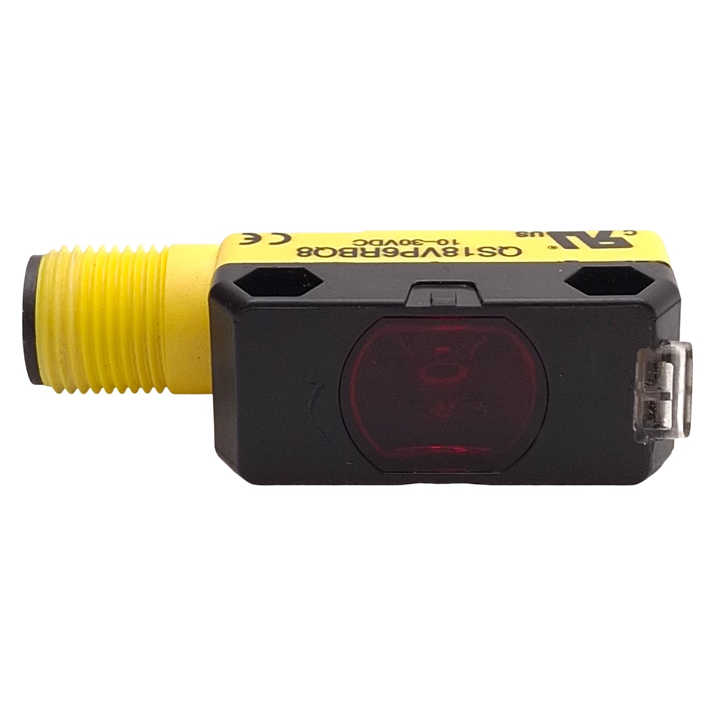 Used Banner QS18VP6RBQ8 WORLD-BEAM Photoelectric Receiver PNP, 3 Meter, 10-30VDC, M12