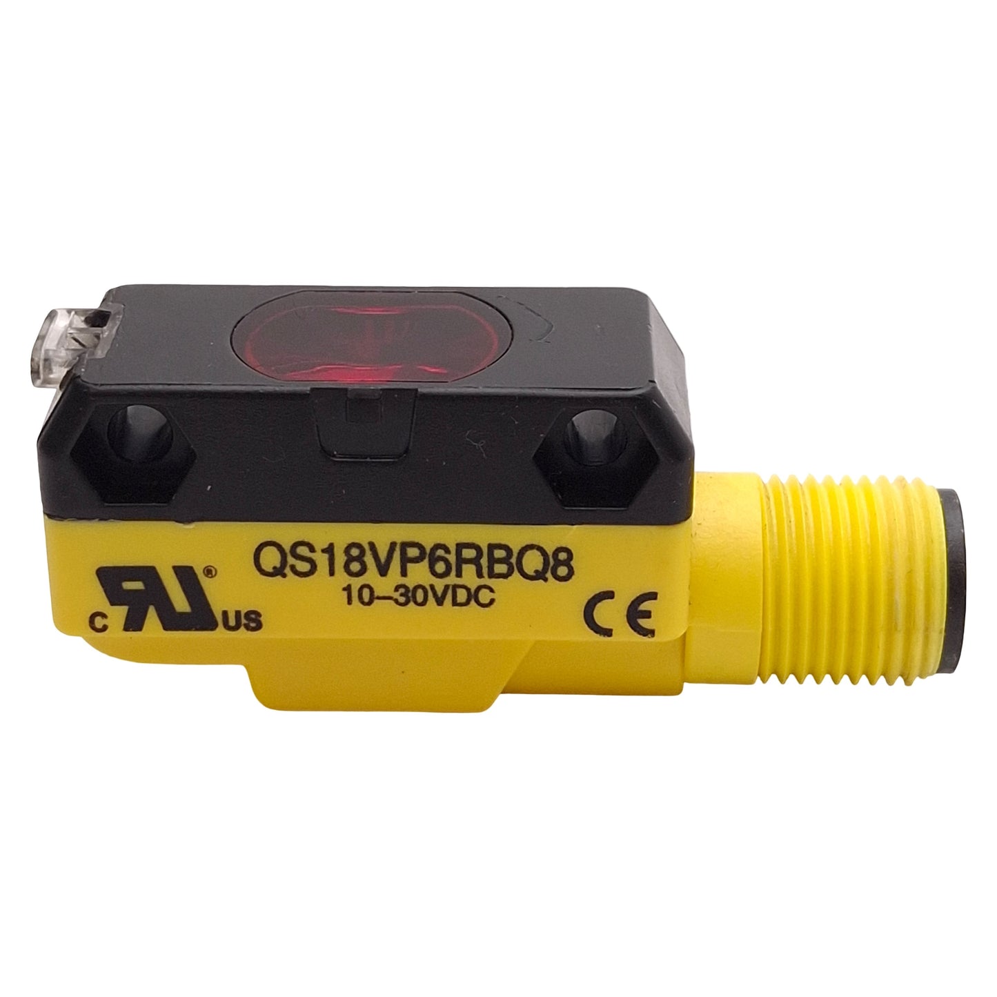Used Banner QS18VP6RBQ8 WORLD-BEAM Photoelectric Receiver PNP, 3 Meter, 10-30VDC, M12