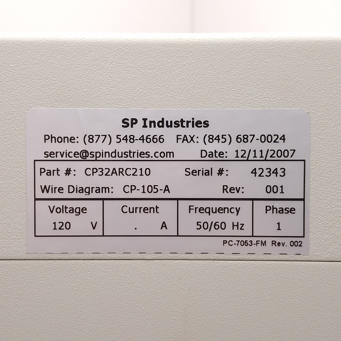 New – Open box SP Industries CP32ARC210 Immersion Pump For Use With RC211 Chiller Recirculator