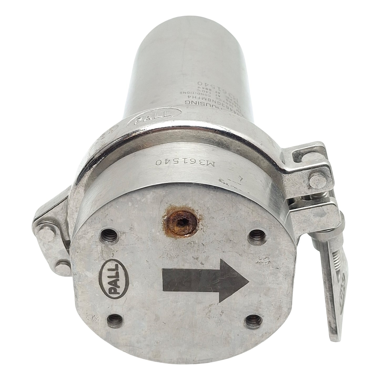 Used PALL MDS4463GN8MFH4 Filter Housing, 5.4in L, 1/2in NPT, 150psi Max, 7.5L/min