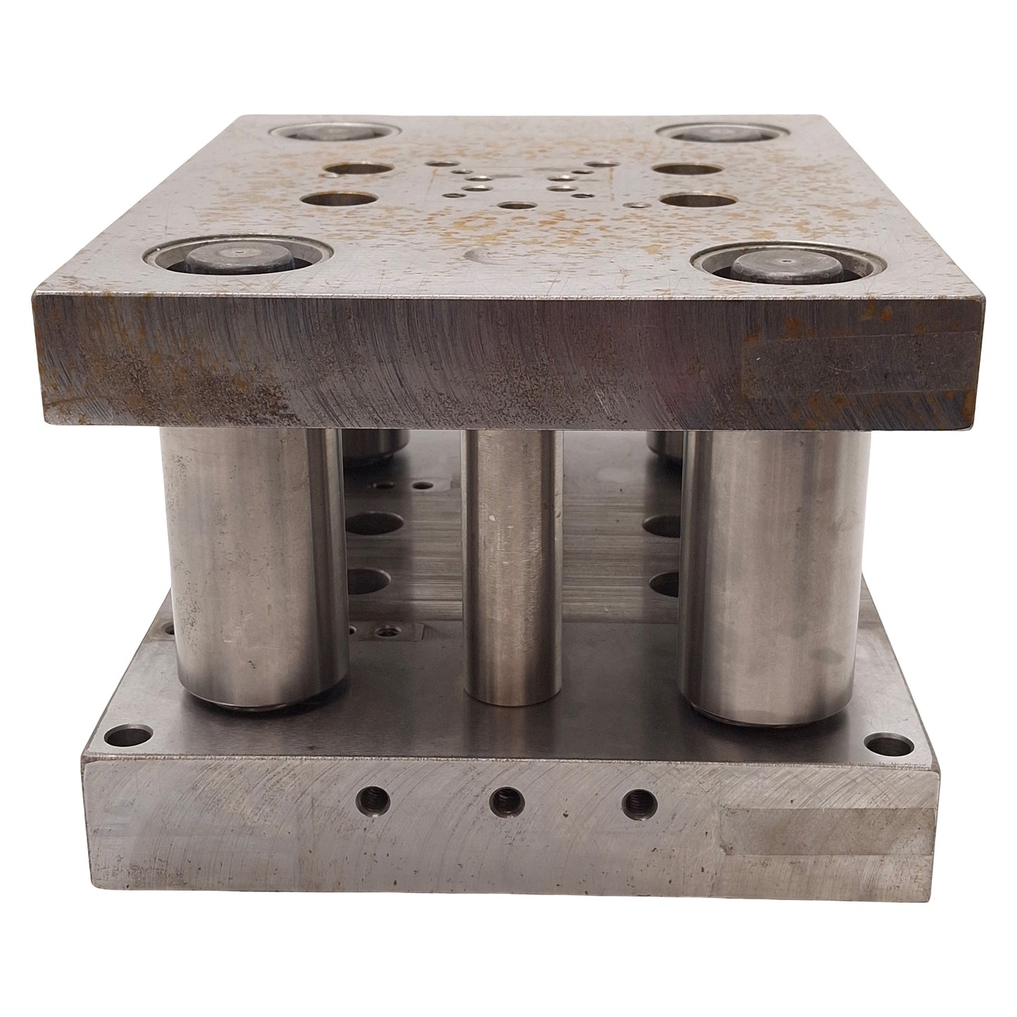 Used Ball Bearing Die Press, (4x) ø1in Posts, 8 x 10in, 3-5/16in Closed, 6-1/4in Open